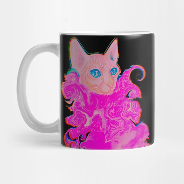 Psyche the cat by LauraDanielaDesigns